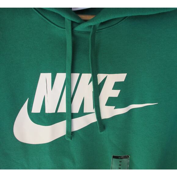 New NIKE Sportswear Club Fleece Men's Graphic Pullover Hoodie Green Men M - Picture 6 of 12